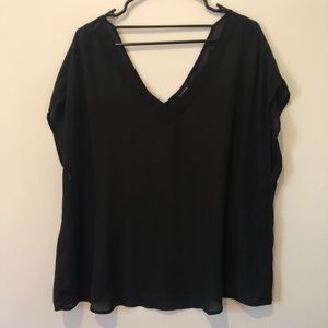 Black torrid dress top